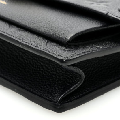 Louis Vuitton Empreinte Vavin Chain Wallet Black 9 of 10