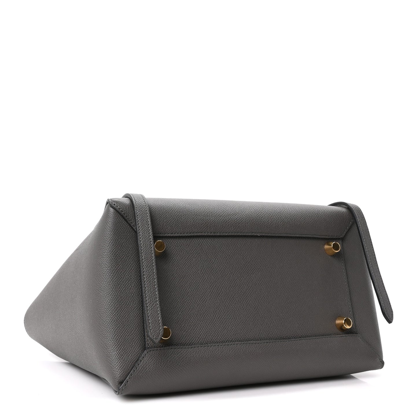 Grained Calfskin Mini Belt Bag Grey