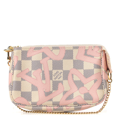 Louis Vuitton Damier Azur Tahitienne Mini Pochette Accessories 1 of 7