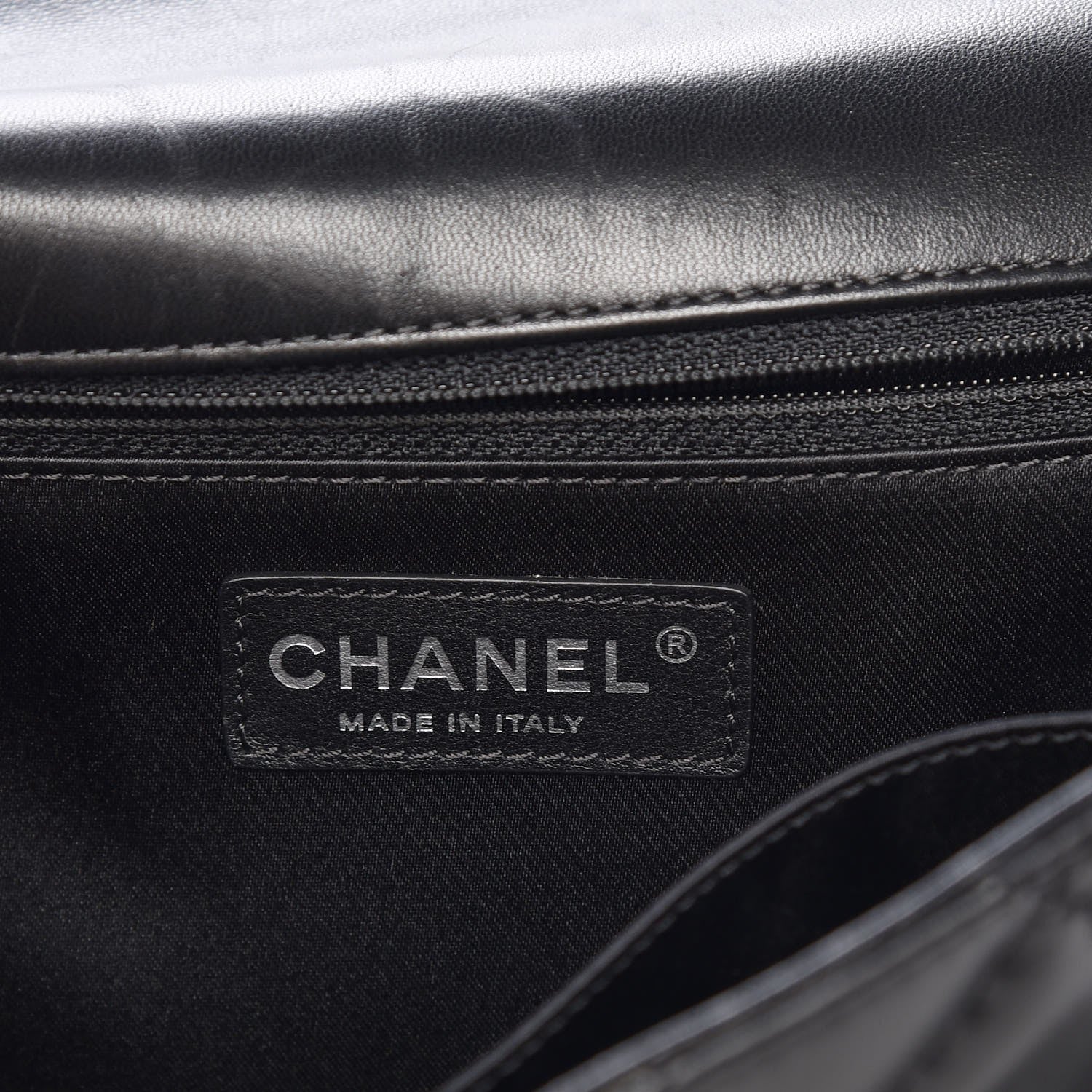 Chanel Lambskin Quilted Jumbo Easy Carry Flap Black 6 of 8