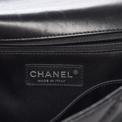 Chanel Lambskin Quilted Jumbo Easy Carry Flap Black 6 of 8