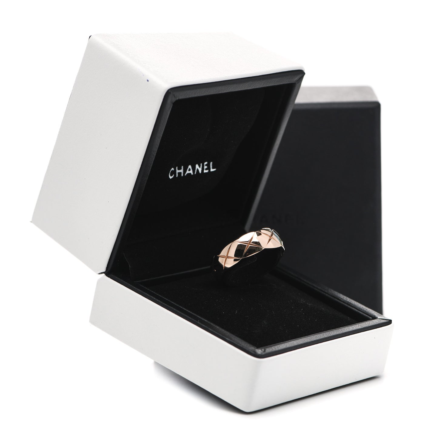 18K Beige Gold Small Coco Crush Ring 59 8.75