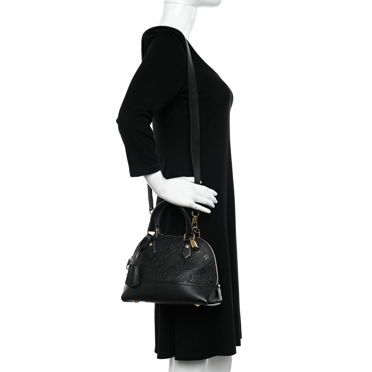 Louis Vuitton Empreinte Neo Alma BB Black 2 of 8