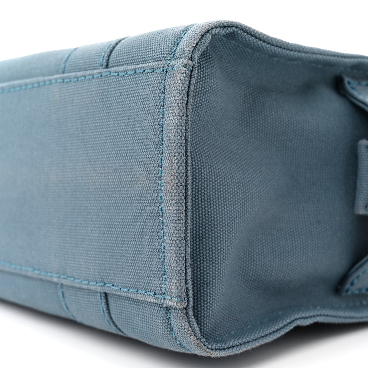 Cotton Canvas Mini The Tote Bag Blue Shadow