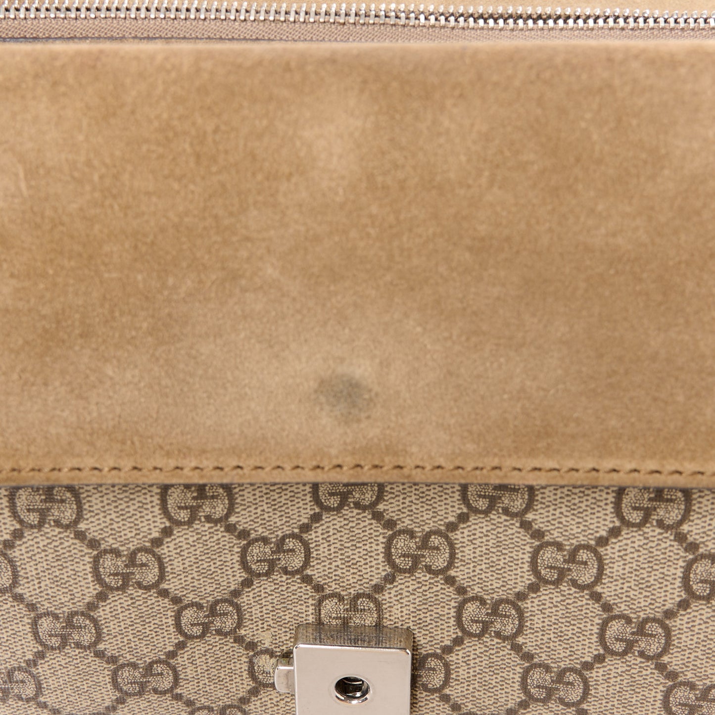 GG Supreme Monogram Small Dionysus Shoulder Bag Taupe
