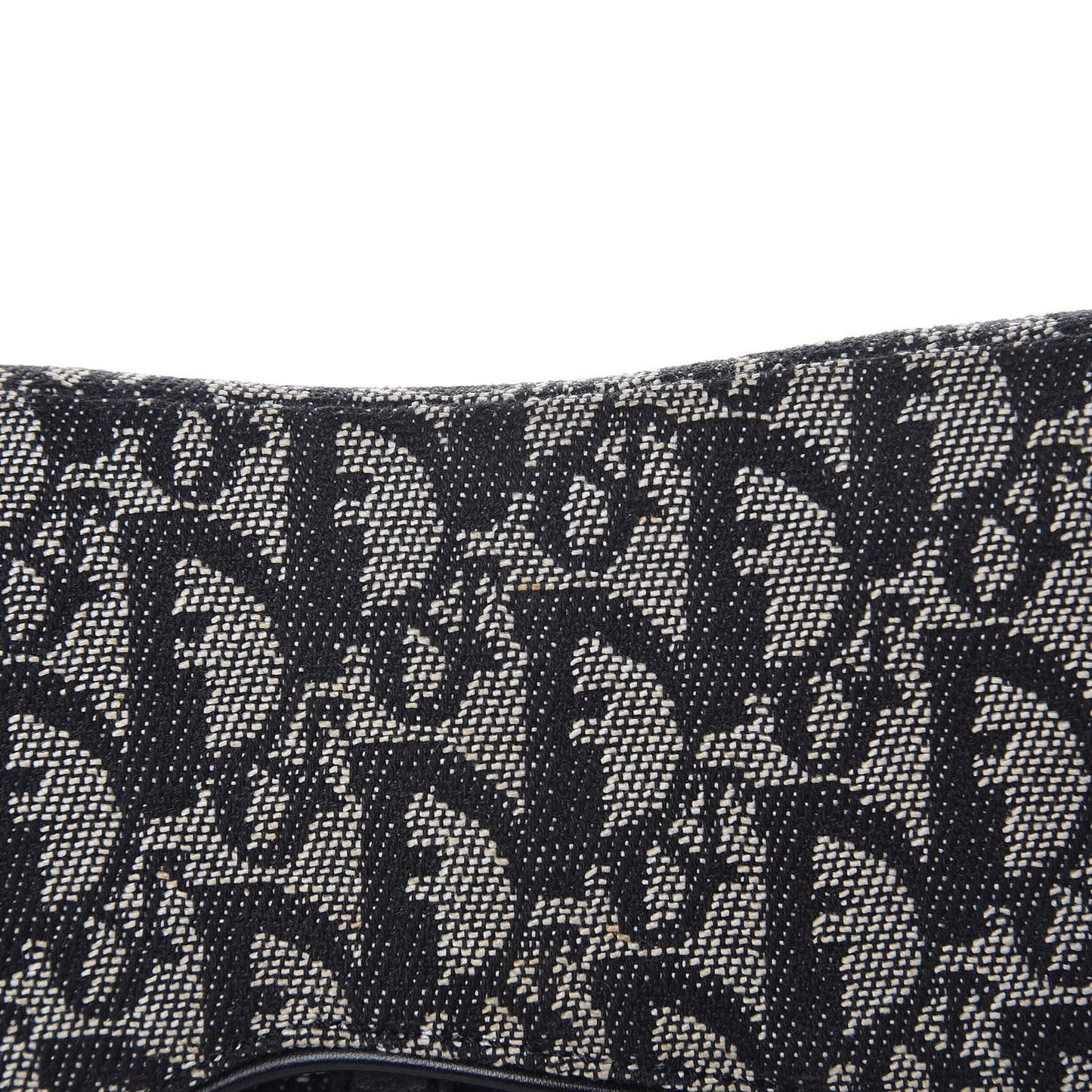 Monogram Saddle Bag Black