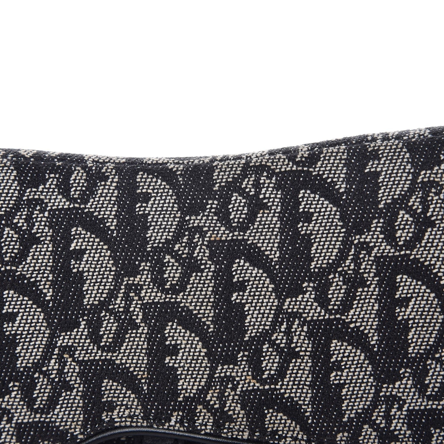 Christian Dior Monogram Saddle Bag Black 7 of 8