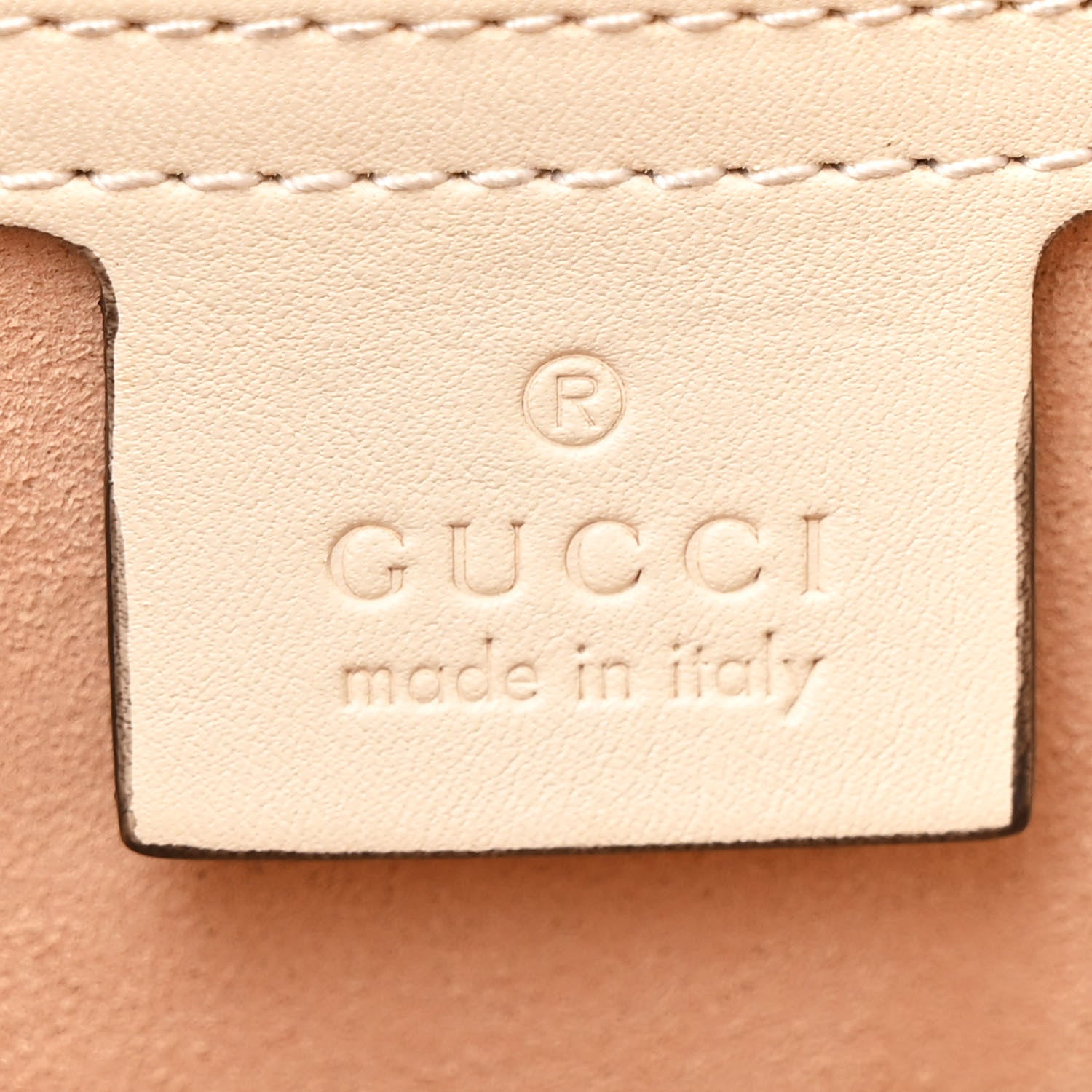 Gucci GG Supreme Monogram Medium Padlock Tote White 6 of 11