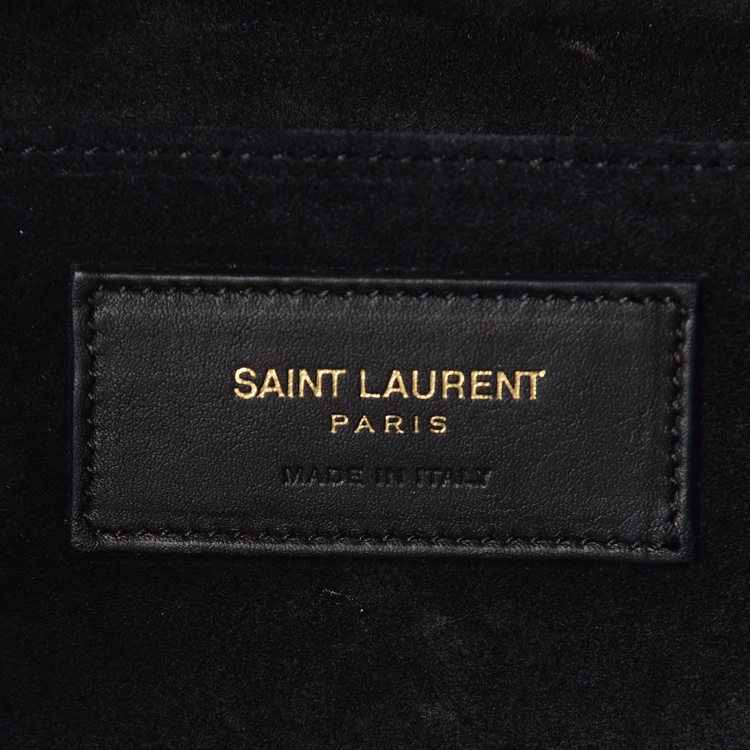 Saint Laurent Calfskin Classic Y Ligne Clutch Black 6 of 14