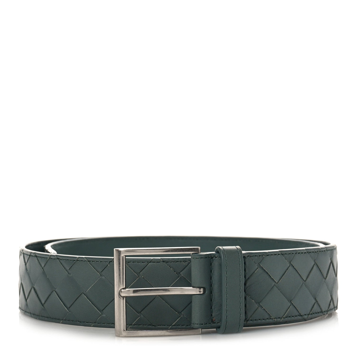 Bottega Veneta Nappa Intrecciato Belt 95 38 Slate 1 of 5