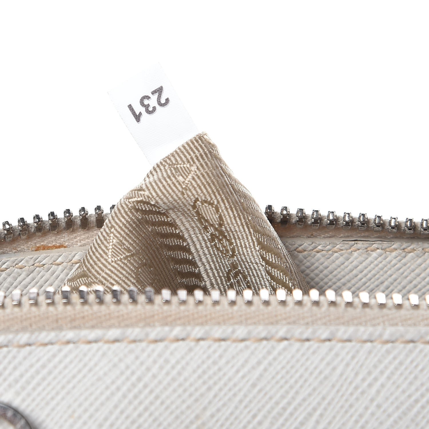 Prada Saffiano Lux Medium Promenade Tote Talco 8 of 11