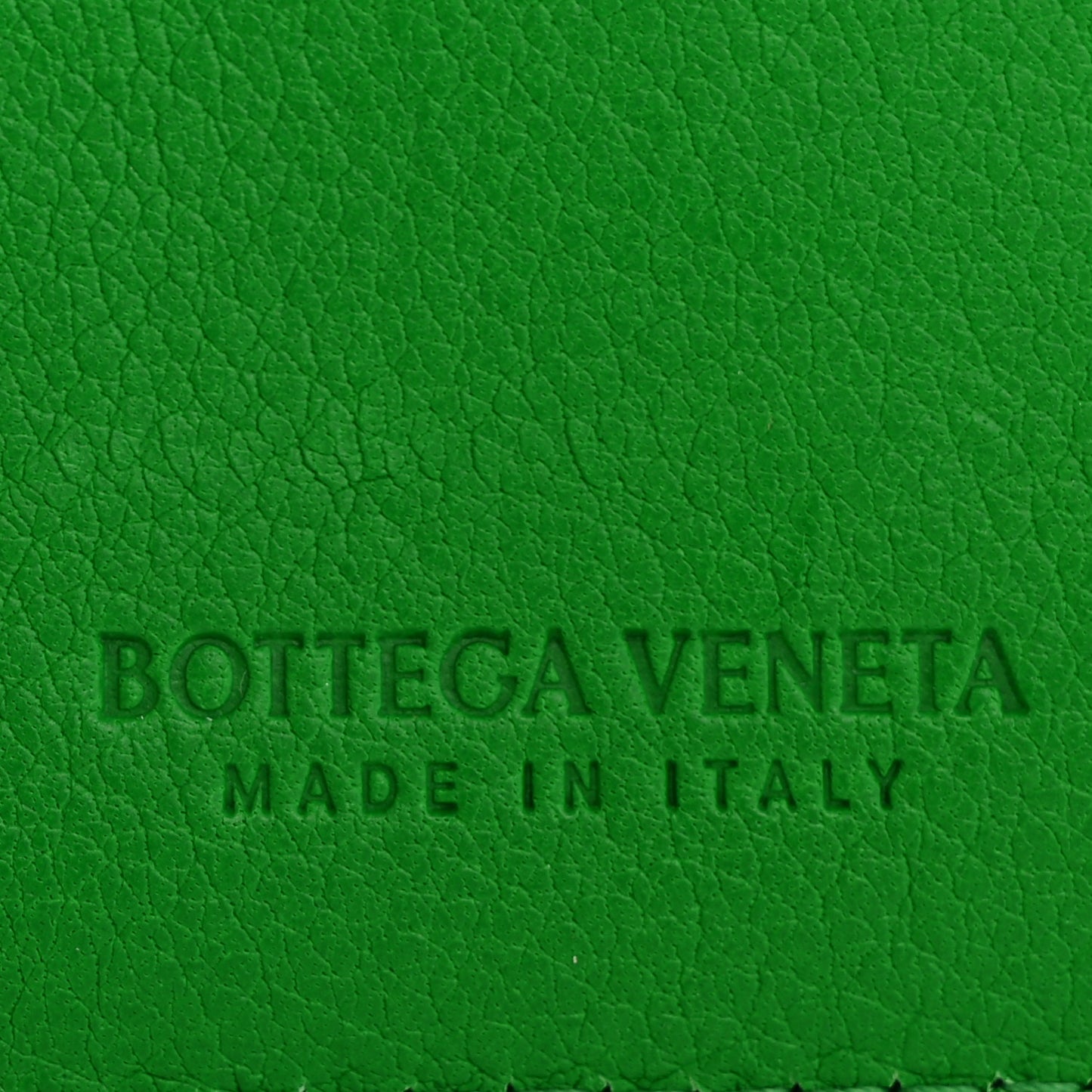 Nappa Intreccio Cassette Credit Card Holder Parakeet