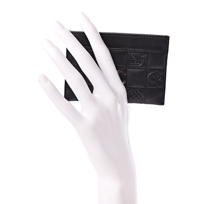 Chanel Lambskin Quilted Precious Symbols Card Holder Black 2 of 8