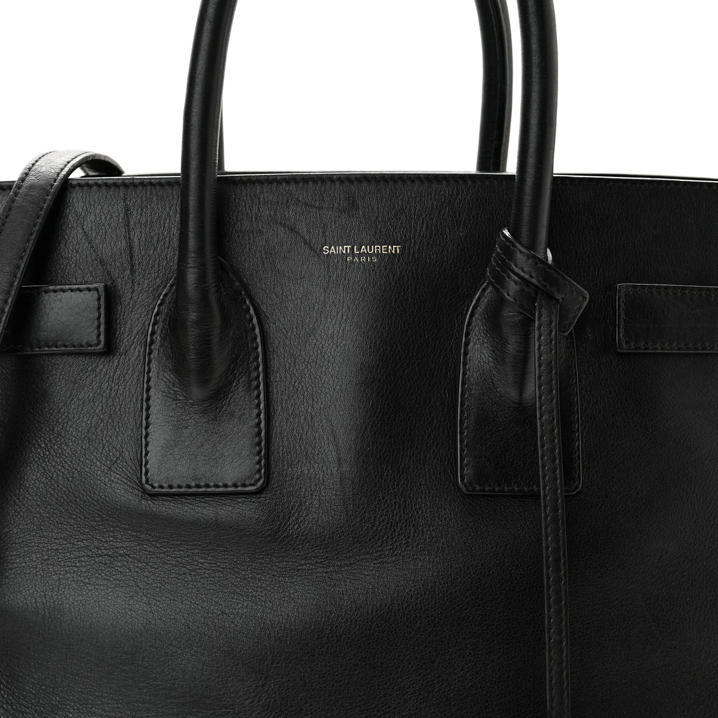 Calfskin Small Sac De Jour Black