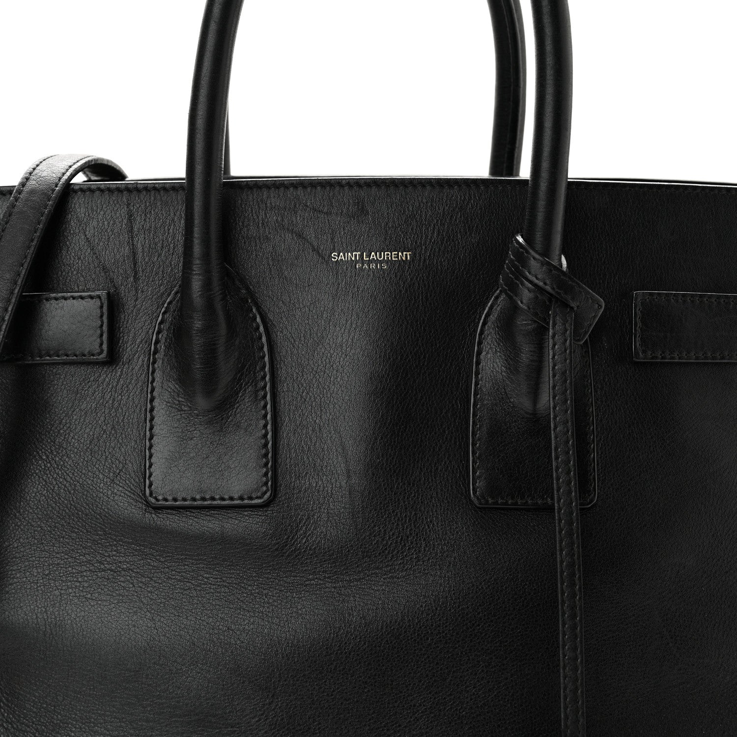 Saint Laurent Calfskin Small Sac De Jour Black 9 of 11