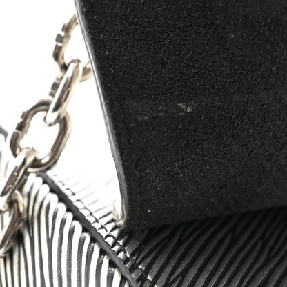 Louis Vuitton Epi Twist Shoulder Bag MM Argent 11 of 13