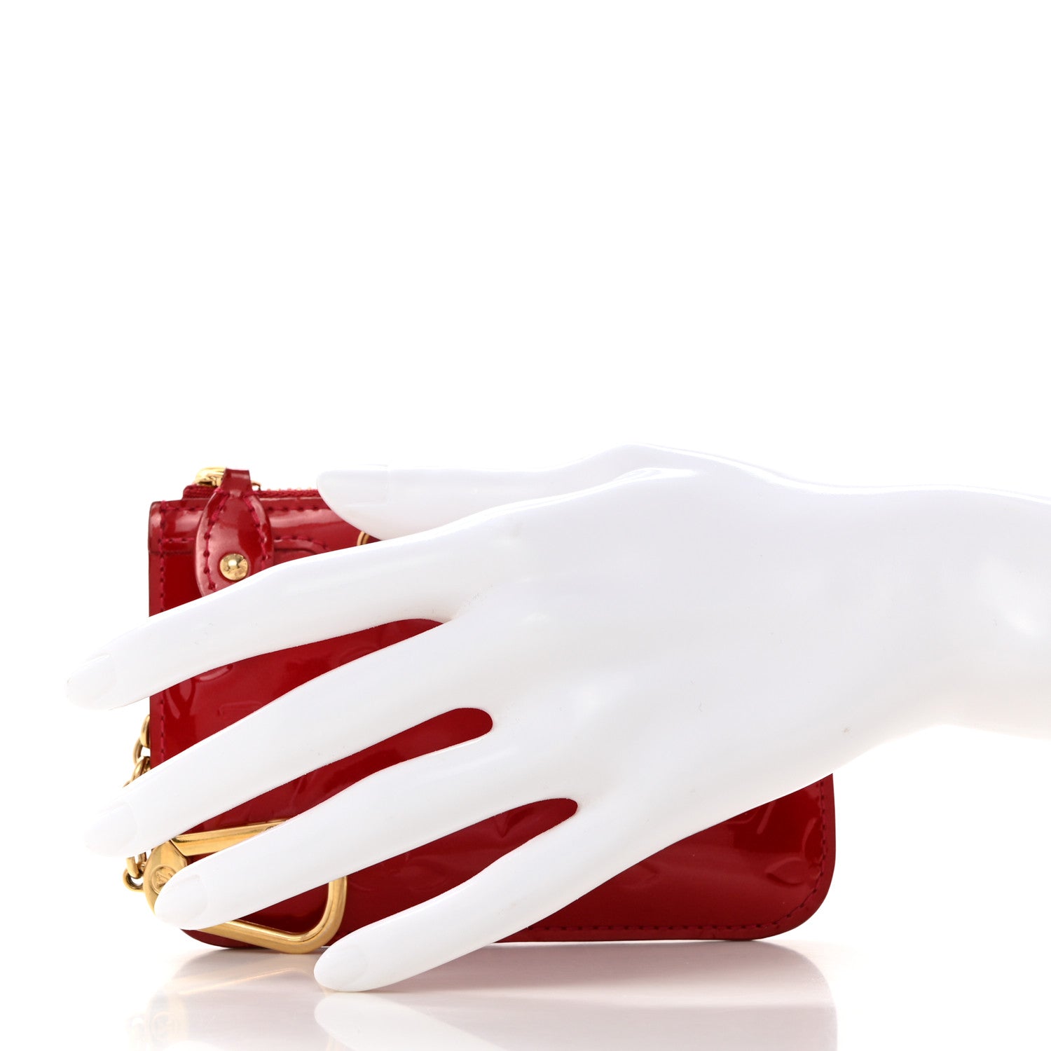 Louis Vuitton Vernis Key Pouch Pomme D'Amour 2 of 6