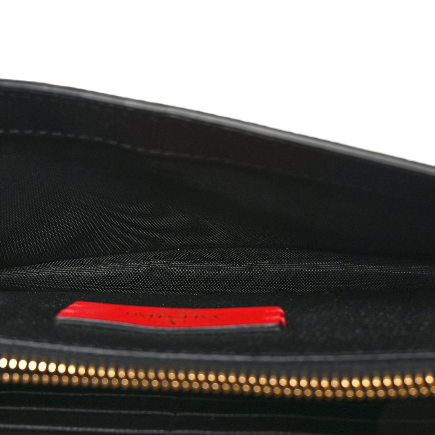 Valentino Garavani Grainy Calfskin Vlogo Wallet On Chain Black 5 of 10