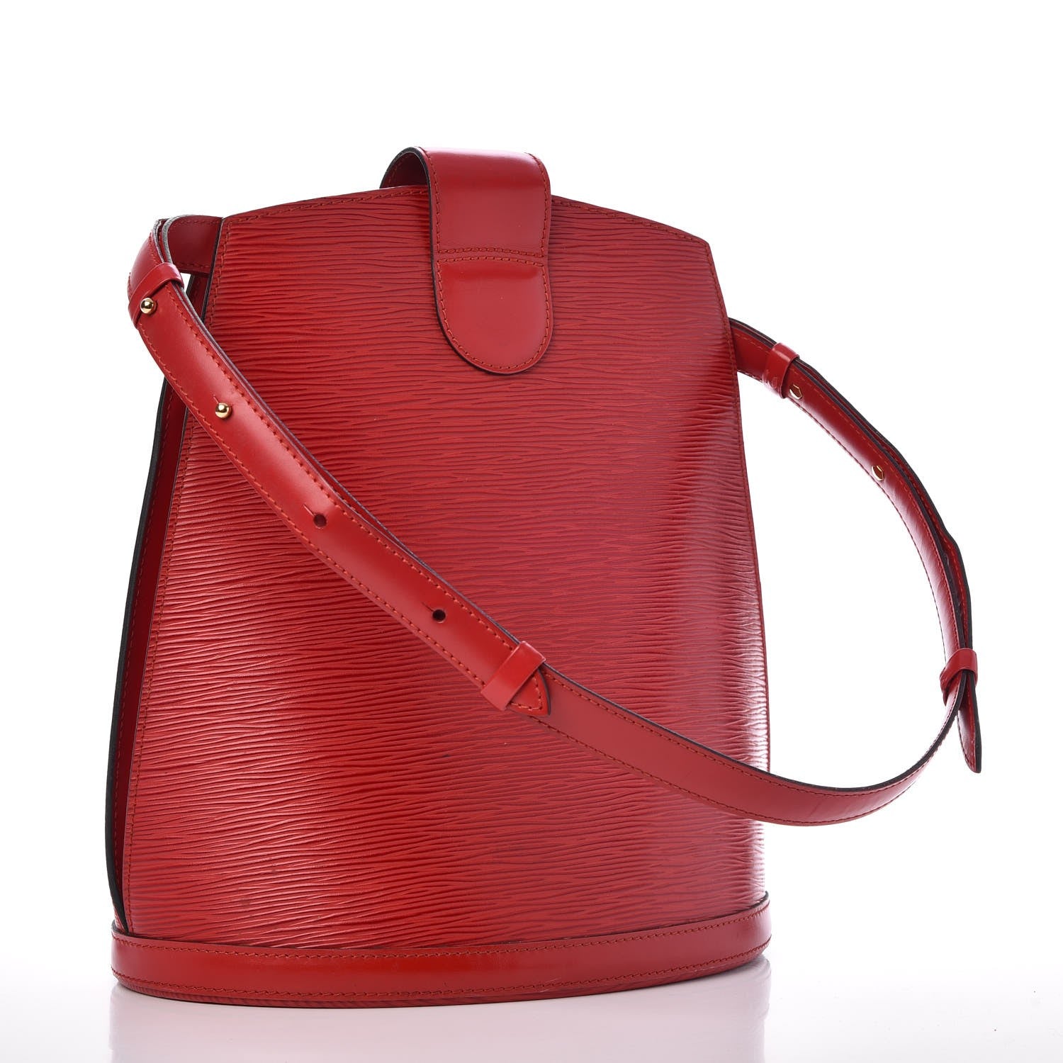 Louis Vuitton Epi Cluny Castillan Red 3 of 9