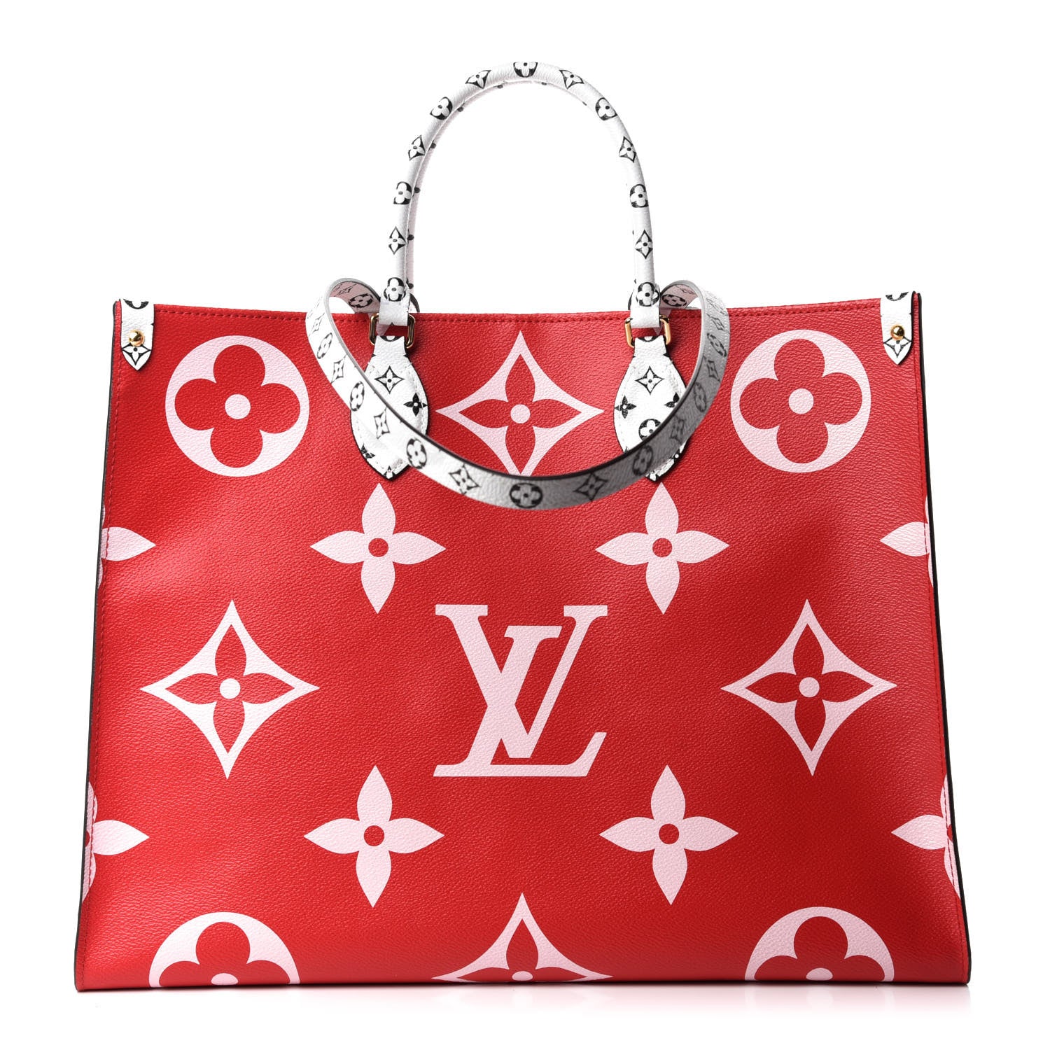 Louis Vuitton Monogram Giant Onthego GM Rouge Rose 1 of 11
