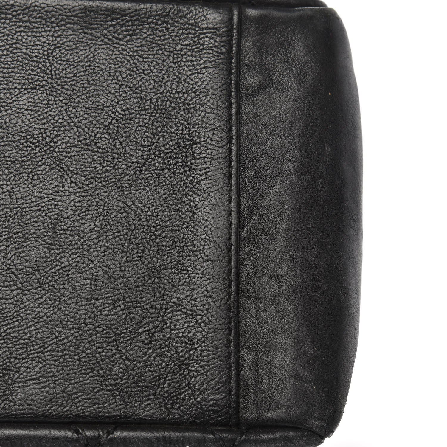 Chanel Calfskin Quilted Grand Shopping Tote GST Black 10 of 13
