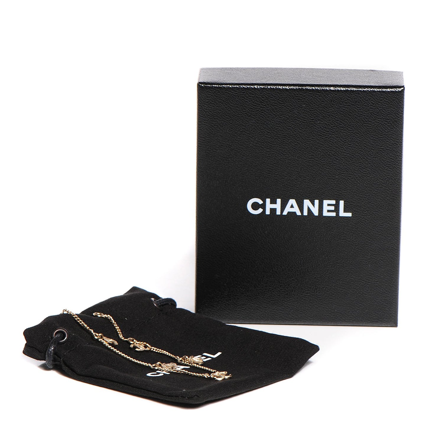 CC Logo Charm Bracelet Gold