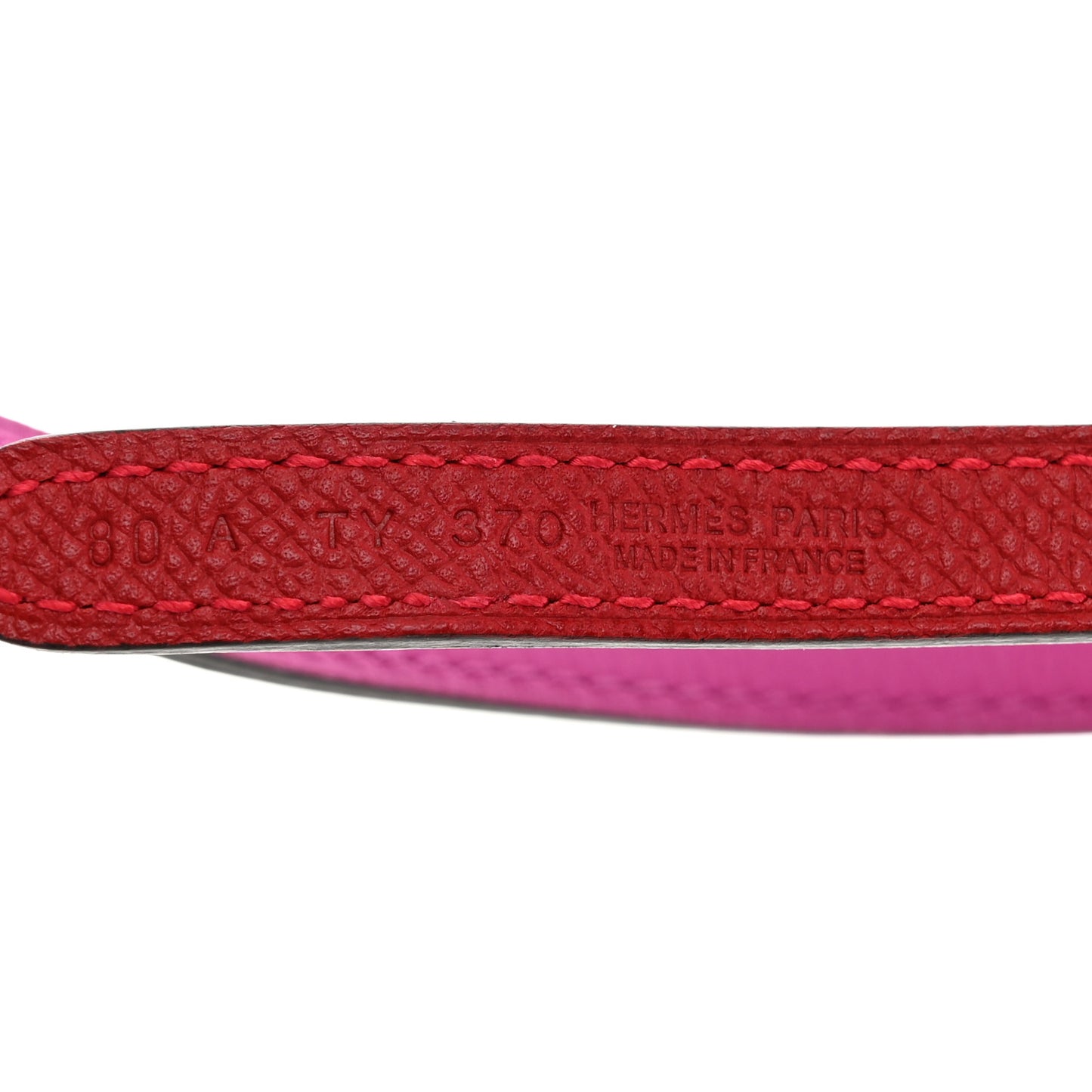 Swift Epsom 13mm Belt Strap 80 32 Magnolia Rouge Casaque