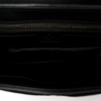 Gucci Velvet Matelasse Double G Studs Small Torchon GG Marmont Shoulder Bag Black 5 of 9