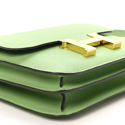 Hermes Epsom Constance 18 Vert Criquet 8 of 10