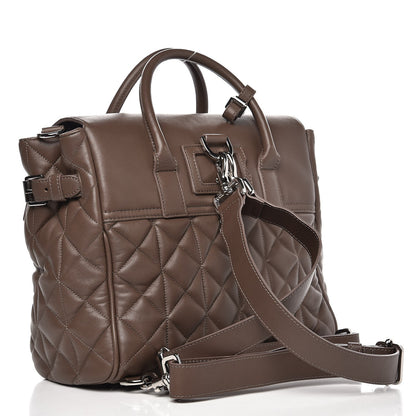 Mulberry Nappa Quilted Medium Cara Delevingne Convertible Satchel Brown 3 of 8