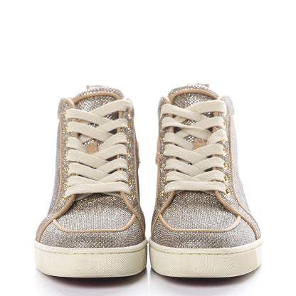 Christian Louboutin Glitter Rantus Orlato Sneakers 36.5 Gold Beige 2 of 10