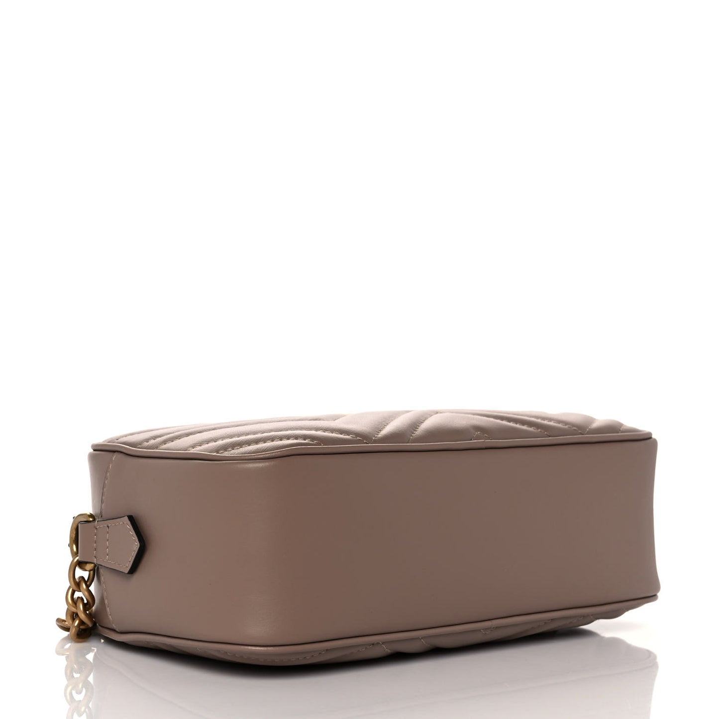 Calfskin Matelasse Small GG Marmont Chain Shoulder Bag Porcelain Rose