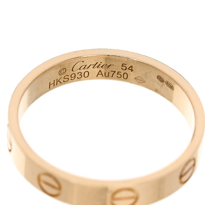Cartier 18K Yellow Gold 3.5mm LOVE Wedding Band Ring 54 6.75 5 of 5