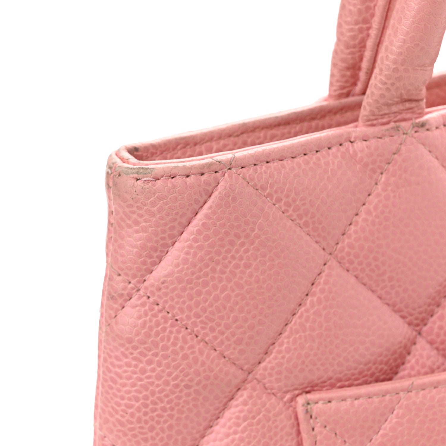 Chanel Caviar Quilted Medallion Tote Light Pink 15 of 15