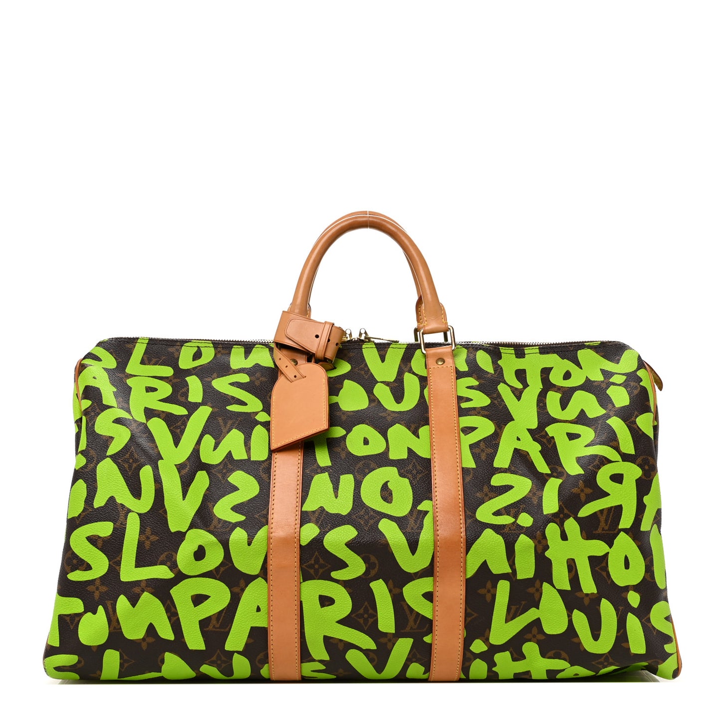 Monogram Graffiti Keepall 50 Green