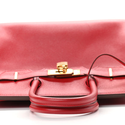 Hermes Epsom Birkin 30 Rouge Casaque 13 of 36