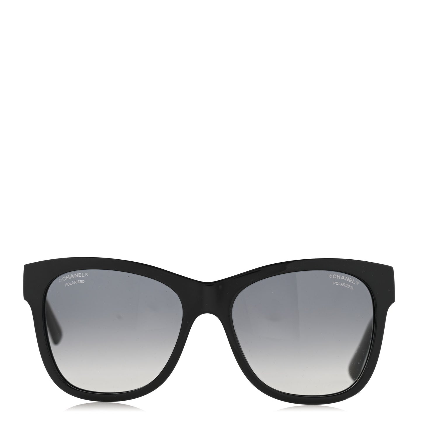 Acetate Polarized Square CC Sunglasses 5380 Black