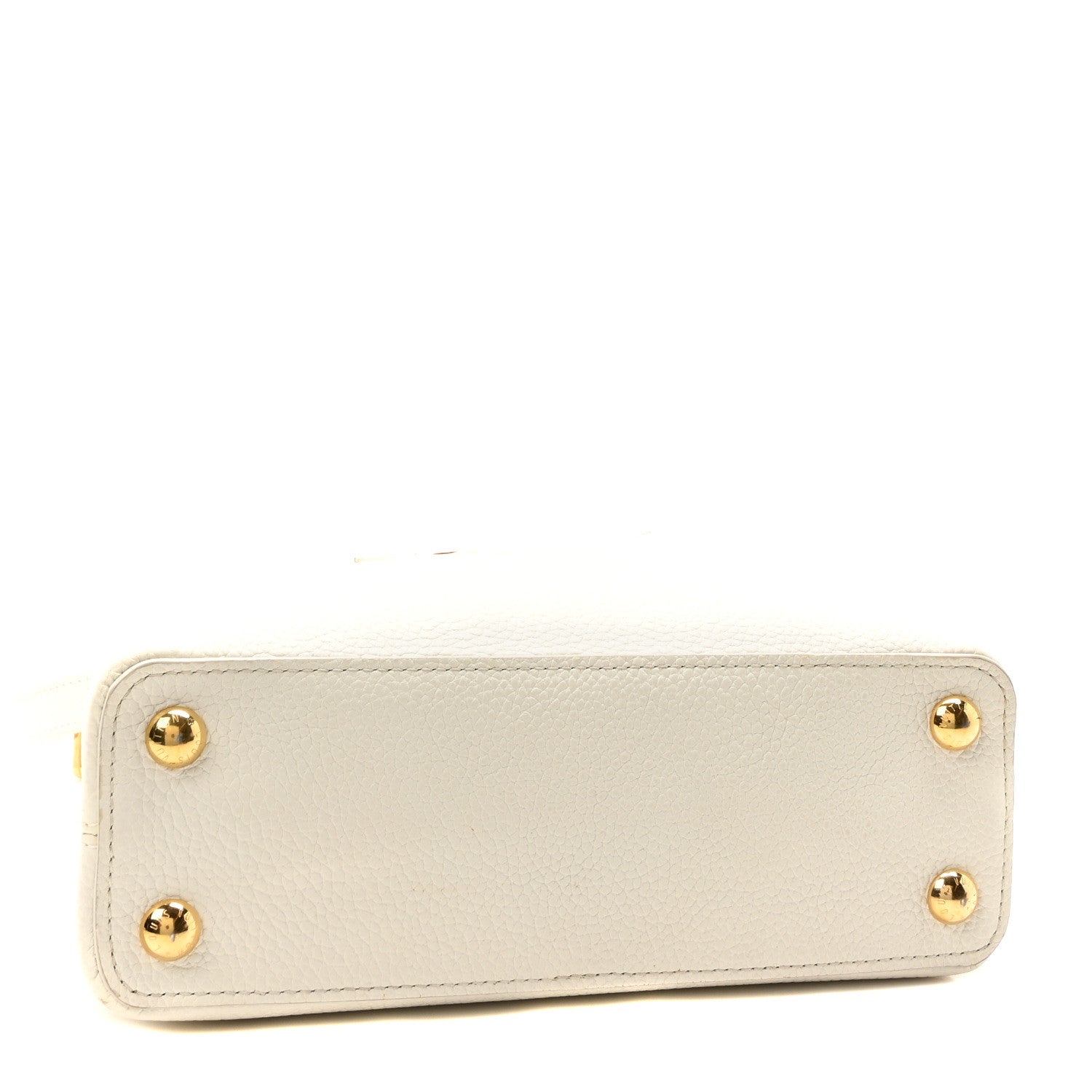 Louis Vuitton Taurillon Capucines BB Blanc Casse 4 of 9