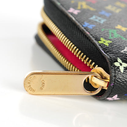 Louis Vuitton Monogram Multicolor Zippy Wallet Black Grenade 8 of 8