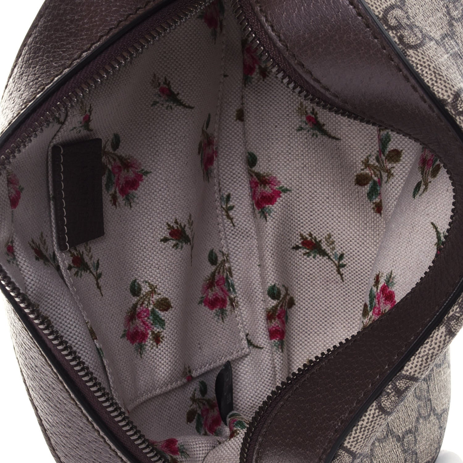 Gucci GG Supreme Monogram Web Neo Vintage Shoulder Bag Beige New Acero Crop 4 of 4