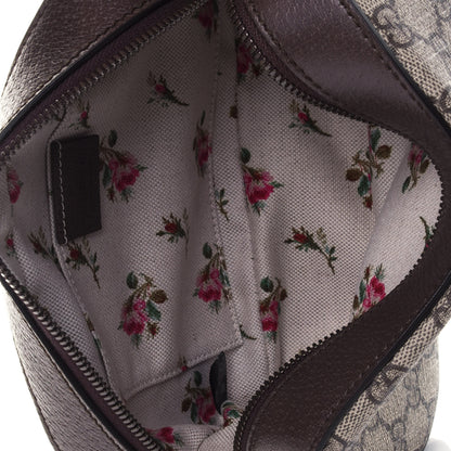 Gucci GG Supreme Monogram Web Neo Vintage Shoulder Bag Beige New Acero Crop 4 of 4