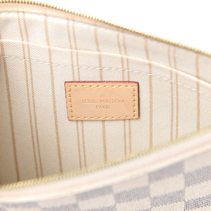 Louis Vuitton Damier Azur Neverfull MM GM Pochette 5 of 12
