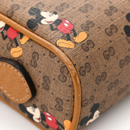 Gucci X DISNEY Mini Vintage GG Supreme Monogram Mickey Mouse Shoulder Bag Beige Vintage Sun Oil 11 of 11