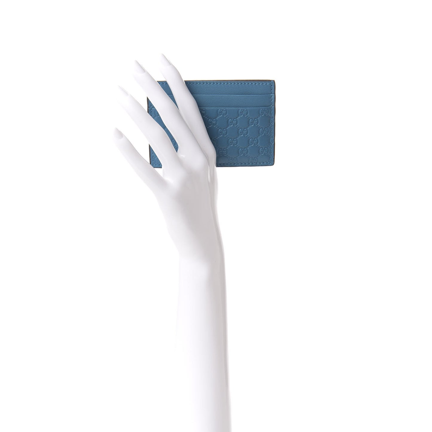 Microguccissima Card Holder Deep Cobalt