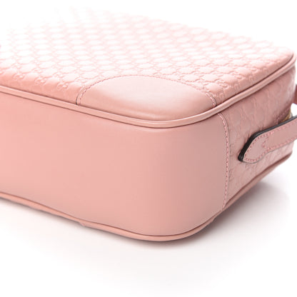 Gucci Soft Microguccissima Mini Bree Messenger Bag Soft Pink 8 of 9