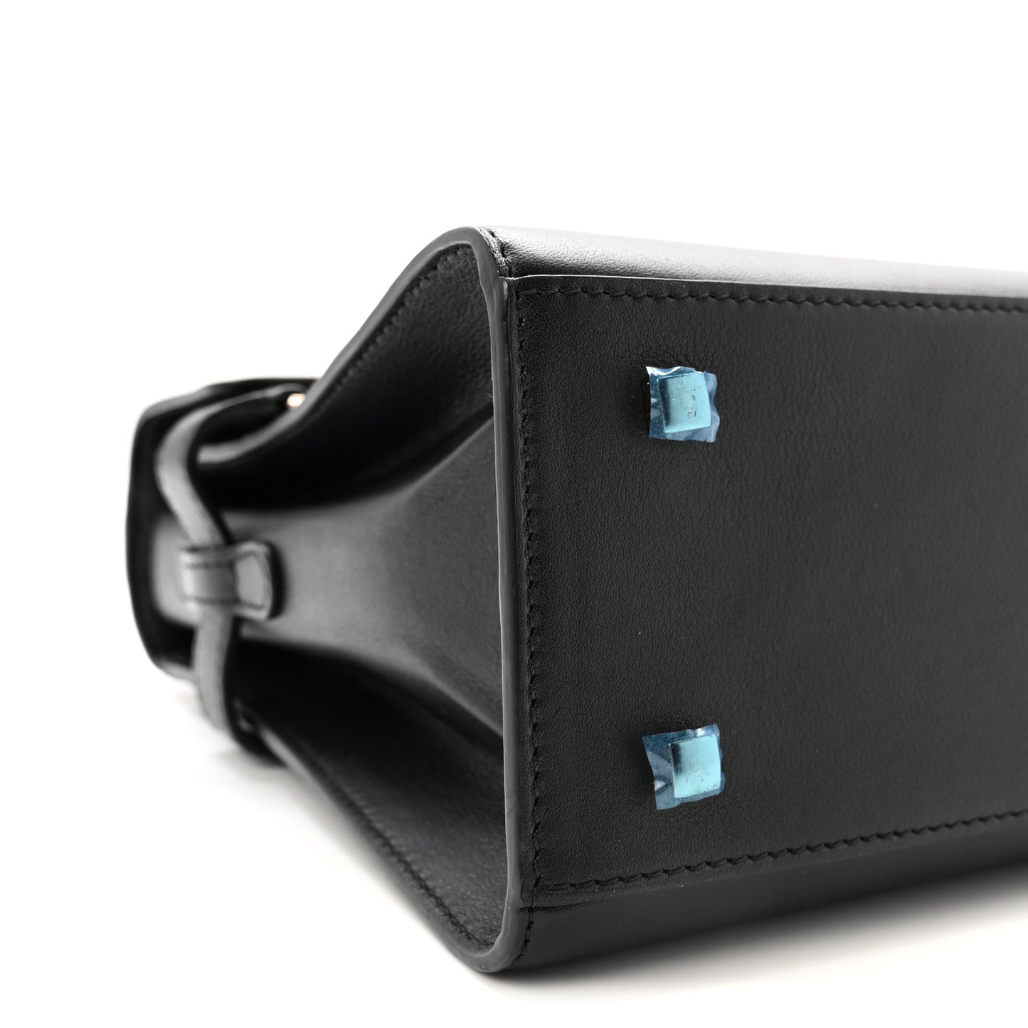 Calfskin MM Tempete Satchel Black