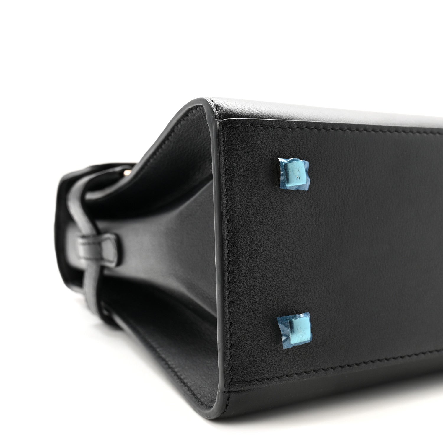 Delvaux Calfskin MM Tempete Satchel Black 9 of 10