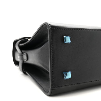 Delvaux Calfskin MM Tempete Satchel Black 9 of 10
