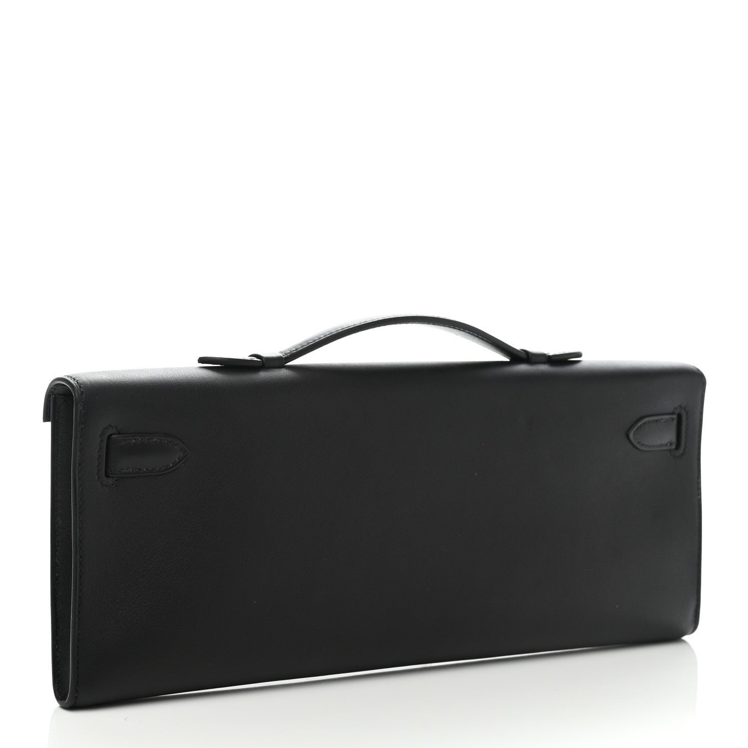 Hermes Swift Kelly Cut Clutch Pochette Black 3 of 7