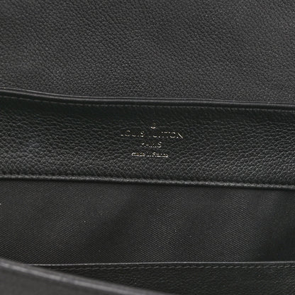 Louis Vuitton Calfskin Lockme MM Black 6 of 14